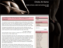 Tablet Screenshot of chicksathome.com